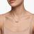 925 Sterling Silver Triple Bead Necklace Pendant Set , Minimalist Jewelry for Women