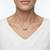 925 Sterling Silver Triple Bead Necklace Pendant Set , Minimalist Jewelry for Women