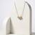 925 Sterling Silver Triple Bead Necklace Pendant Set , Minimalist Jewelry for Women