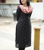 women's art silk woven butta motiff kurta pant with dupatta set