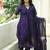 women's art silk woven butta motiff kurta pant with dupatta set