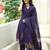 women's art silk woven butta motiff kurta pant with dupatta set