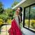 Women's pink woven paithani silk saree with blouse piece
