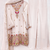 Designer baby pink  festive palazzo suit set with heavy embroidery