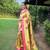 Traditional pista green paithani saree with vibrant floral motifs