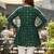 Green color delta silk fabric ethnic office wear short kurti