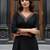 Black color rayon fabric ethnic office wear short kurti