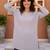 Grey color rayon viscose fabric ethnic office wear short kurti