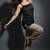 Black color lycra fabric beautiful rich formal looks short kurti for office girls