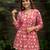 Red color beautiful sophisticated graceful formal short kurta for girls