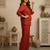 Red color beautiful sophisticated graceful formal short kurta for girls