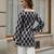 Black color beautiful sophisticated graceful formal short kurta for girls