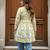 Yellow color beautiful sophisticated graceful formal short kurta for girls