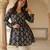 Black color rayon fabric beautiful rich formal looks short kurti for office girls