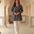 Black color rayon fabric beautiful rich formal looks short kurti for office girls