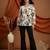 Black color beautiful sophisticated graceful formal short kurta for girls