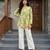 Green color beautiful sophisticated graceful formal short kurta for girls