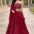 Pink Color Stylish Rangoli Silk Fabric Thread Embroidery Work Lehenga Set