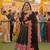 Black Color Taffeta Silk Girlie Partywear Lehenga Choli For Girls