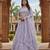 Lavender Color Net Girlie Partywear Lehenga Choli For Girls