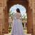 Lavender Color Net Girlie Partywear Lehenga Choli For Girls