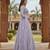 Lavender Color Net Girlie Partywear Lehenga Choli For Girls