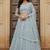 Sky Blue Color Net Girlie Partywear Lehenga Choli For Girls