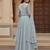 Sky Blue Color Net Girlie Partywear Lehenga Choli For Girls