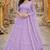 Lavender Color Net Girlie Partywear Lehenga Choli For Girls