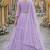 Lavender Color Net Girlie Partywear Lehenga Choli For Girls