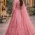 Pink Color Net Girlie Partywear Lehenga Choli For Girls