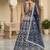 Navy Blue Color Net Girlie Partywear Lehenga Choli For Girls