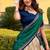 Blue Color Smart And Girlie Tussar Silk Lehenga Choli For Festive Looks