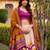 Wine Color Smart And Girlie Tussar Silk Lehenga Choli For Festive Looks