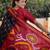 Black silk blend ikkat and patola weaving concept saree & contrast blouse