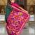 Green silk blend ikkat and patola weaving concept saree & contrast blouse