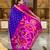 Royal blue silk blend ikkat and patola weaving concept saree & contrast blouse
