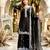 Black chanderi embroidered kurta-sets