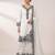 White crepe embroidered kurta-sets
