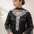 Black crepe embroidered kurta-sets