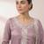 Mauve crepe embroidered kurta-sets