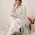 White silk blend embroidered kurta-sets