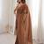 Coco color moss two tone fabric heavy designer partywear saree