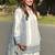 Off-white silk blend embroidered kurta-sets