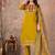 Cotton straight kurti-pant-dupatta set