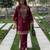 Rani-pink rayon embroidered kurta-sets