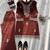 Brown rayon embroidered kurta-sets