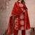 Cotton cambric printed straight kurti-pant-dupatta set