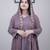 Lavender georgette embroidered kurta-sets