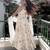 Off-white georgette embroidered kurta-sets